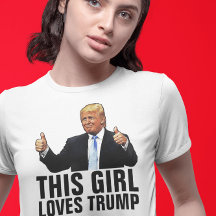TRUMP DIESE MÄDCHEN LIEBEN TRUMP-T - SHIRT