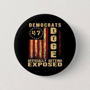 Trump Doge Abteilung für Regierungseffizienz Pat Button