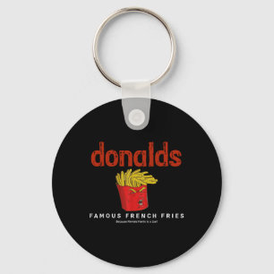 Trump Donalds Berühmte Pommes Frites Weil Kamala I Schlüsselanhänger