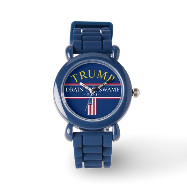 Trump Drain - Die Sammlersportrohr des Sümpfels Armbanduhr (Vorderseite)