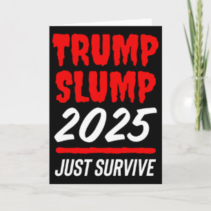 Trump Einbruch 2025 Nur überleben - Blutroter Akti Karte