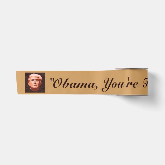 Trump Einweihung 2017 Satinband (Vorderseite)
