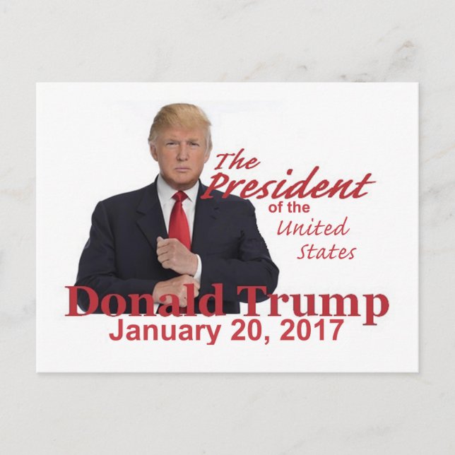 TRUMP Einweihung Postkarte (Vorderseite)
