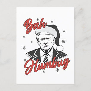 Trump Einweihungstag Weihnachten Weihnachtsfeierta Postkarte