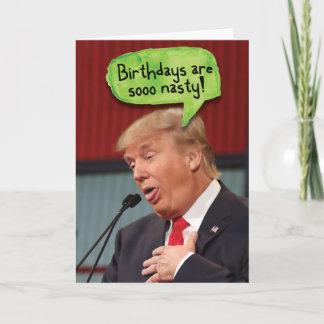 Trump Eklig Geburtstags Geburtstagskarte Karte
