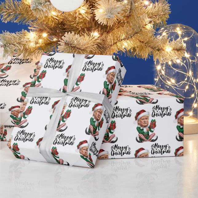 Trump Elf MAGA Holiday Geschenkpapier (Feiertage)
