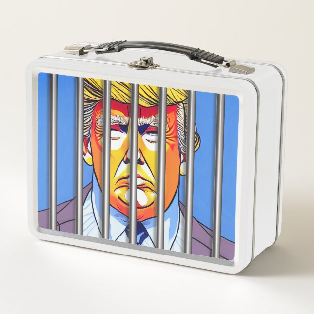 Trump en prison Lunchbox blanc (Devant)