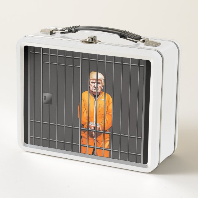Trump en prison Lunchbox blanc (Devant)