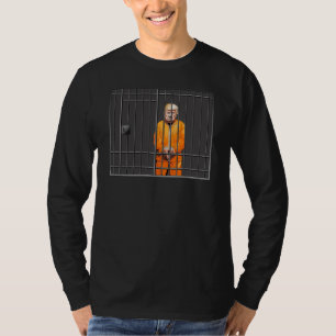 Trump en prison T-shirt à manches longues pour hom