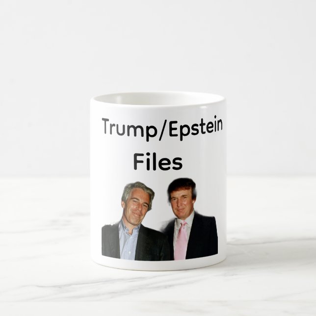Trump/Epstein-Akten Kaffeetasse (Mittel)
