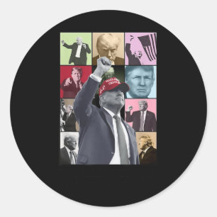 Trump Era Shirt Runder Aufkleber