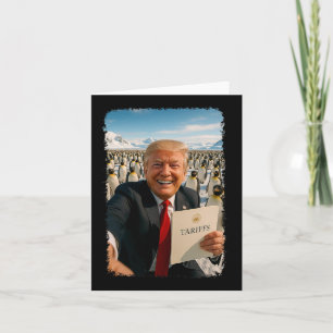 Trump erhebt Zölle auf Pinguine Ironie-Politik m Karte