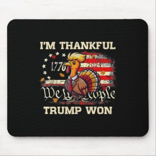 Trump-Erntedank - Ich bin Trump 2024 dankbar Mousepad