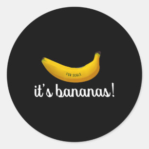 Trump Es ist Banana (für Maßstäbe) Funny Runder Aufkleber