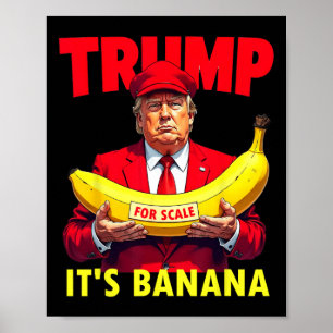 Trump Es ist Banana (für Maßstäbe) Starship Funny Poster