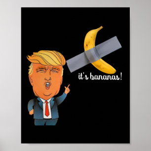 Trump Es ist Banana (für Maßstäbe) Starship Funny  Poster