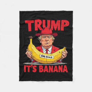 Trump Es ist Nana (für Maßstab) Funny Meme 1 Fleecedecke