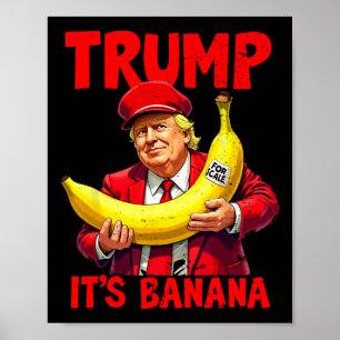 Trump Es ist Nana (für Maßstäbe) Funny Meme Poster