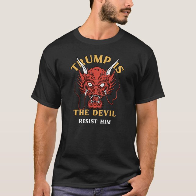 Trump est le T-shirt du diable (Devant)