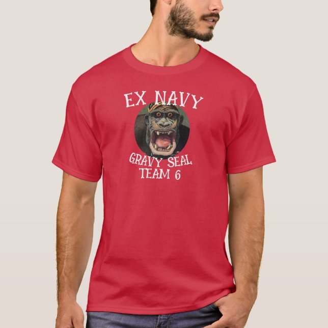 Trump Ex Navy Elephant Siegel Book Reality TV T-Shirt (Vorderseite)