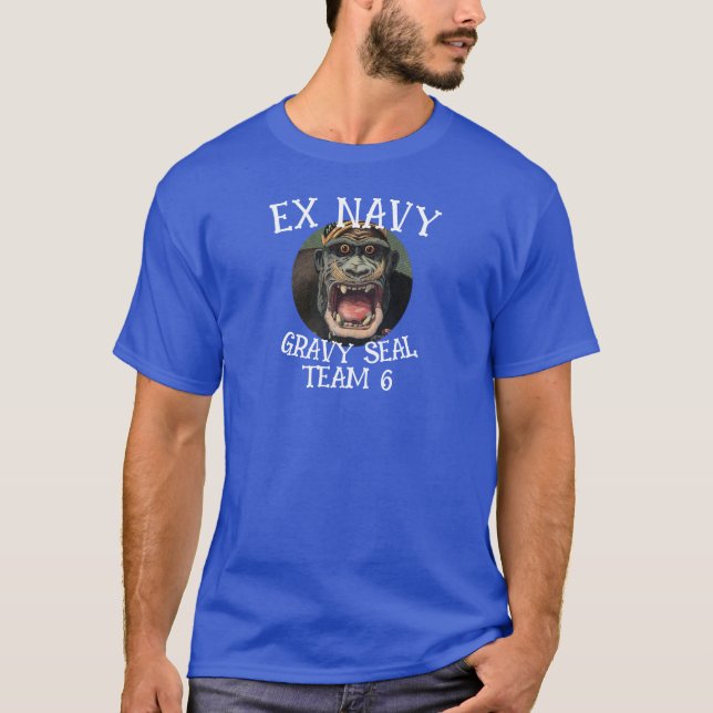 Trump Ex Navy Elephant Siegel Team 6 Ehefrau T-Shirt (Vorderseite)