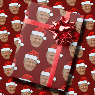 Trump Face Gift Wrap Geschenkpapier