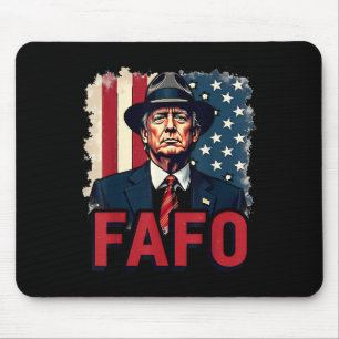 Trump Fafo F rund um die US-Flagge Vintag _1 Mousepad