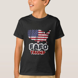 Trump Fafo Herumtoben Finden Sie Es Heraus Us Flag T-Shirt