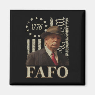 Trump Fafo, Lustig Fafo Trump Amerikanische Flagge Magnet