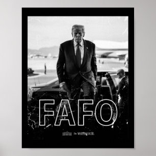 Trump Fafo Lustig Fafo Trump Präsident Trump Poster