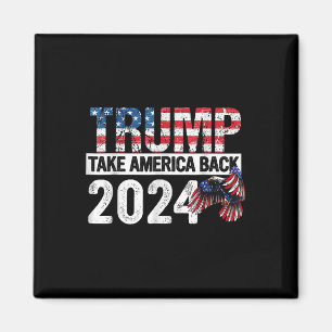 Trump-Fahne 2024 rückt Amerika am 4. Juli zurück Magnet