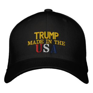 Trump Fait Aux États-Unis Un Casquette Embroché