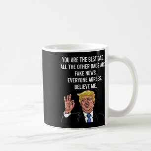 Trump Father gibt Geschenke von Godchild Son Daugh Kaffeetasse