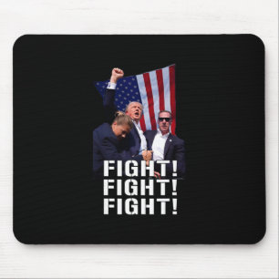 Trump Faust Pumpfte Kampf Bete Für Trump Amerika Mousepad