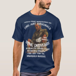 Trump Fine Art Auffahrt Haus Farbe Originale T-Shirt