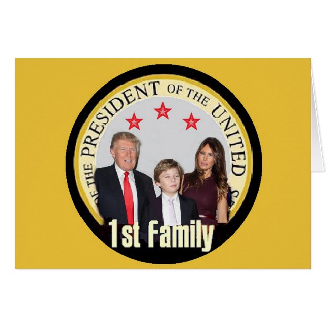 TRUMP First Family Card (Vorderseite (Horizontal))