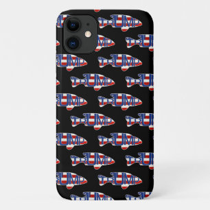 TRUMP-Fischflagge in Schwarz Case-Mate iPhone Hülle
