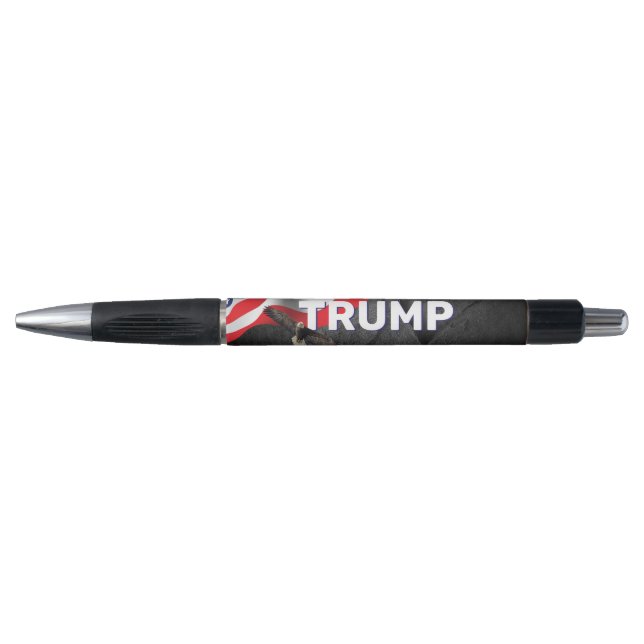 TRUMP-Flagge mit Adlerstift Kugelschreiber (Vorderseite)