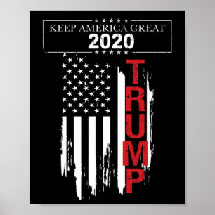 Trump-Flagge  Poster