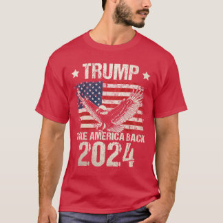 Trump-Flagge von 2024 nimmt Amerika zurück - Fraue T-Shirt