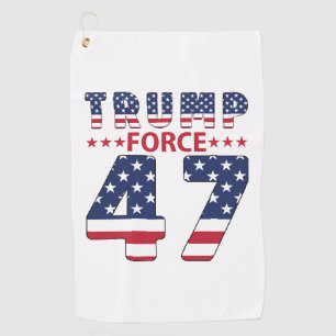 Trump Force 47 Golfhandtuch