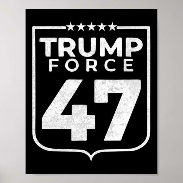 Trump Force 47 Poster (Vorne)