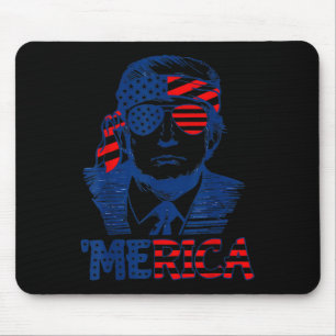 Trump freut sich über den 4. Juli Trumps amerikani Mousepad