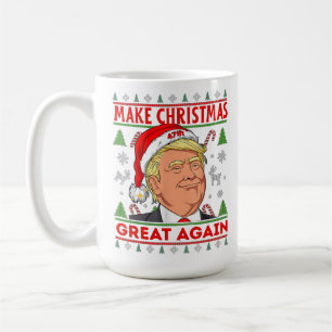 Trump frohe Weihnachts-Tasse, Donald Trump Kaffeetasse