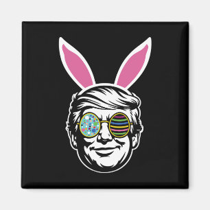Trump Fröhlicher Osterhase Ei Jagd Frühling Lustig Magnet