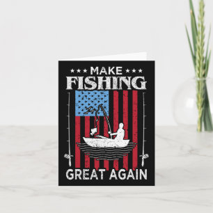 Trump Funny Fisherman Ang wieder groß machen Karte