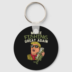 Trump Funny Fisherman Angler G Schlüsselanhänger