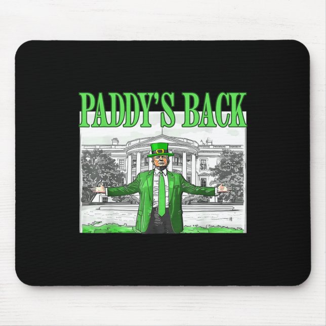Trump Funny St Patricks Day St Pattys Day Dance Mousepad (Vorne)
