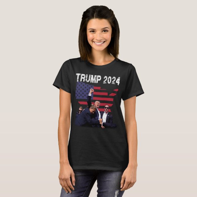 Trump für 2024. T-Shirt (Vorne ganz)