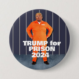 Trump für das Gefängnis 2024 Button